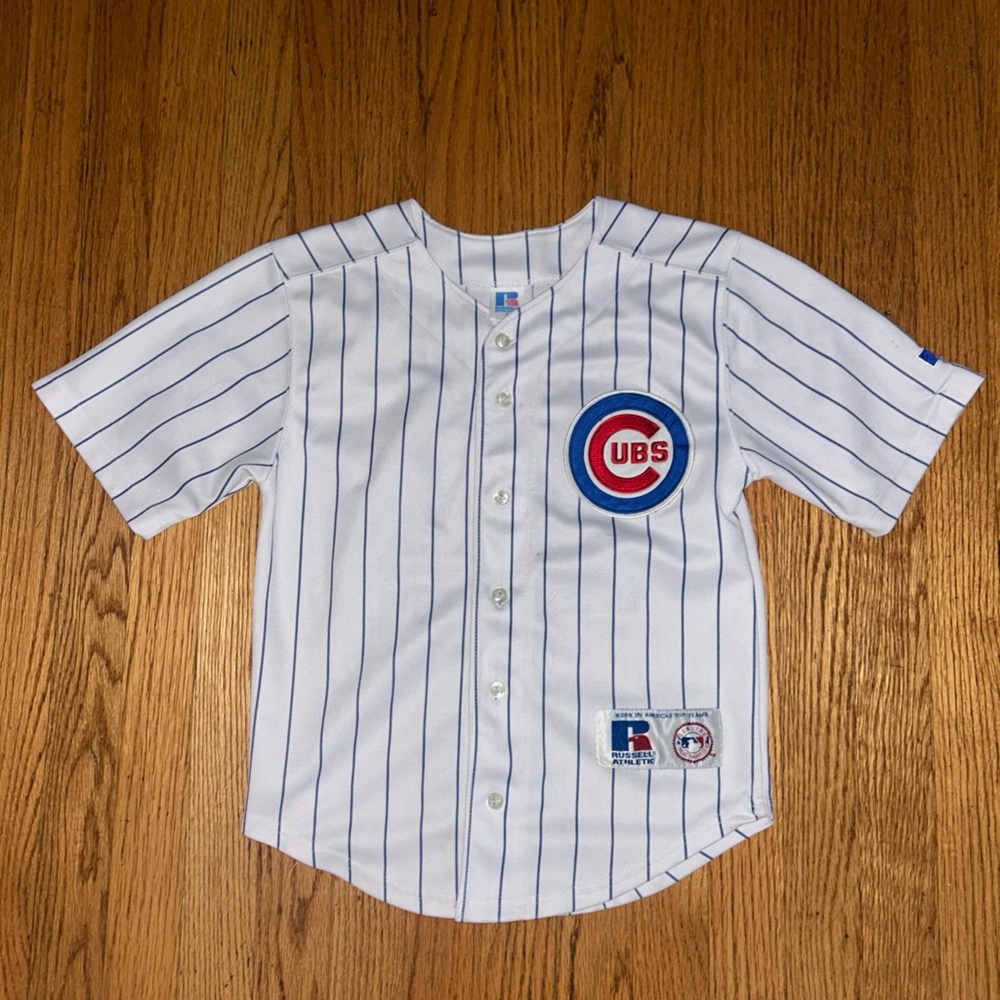 Vintage Russell Authentic Sammy Sosa Chicago Cubs Home Jersey Youth Size 8